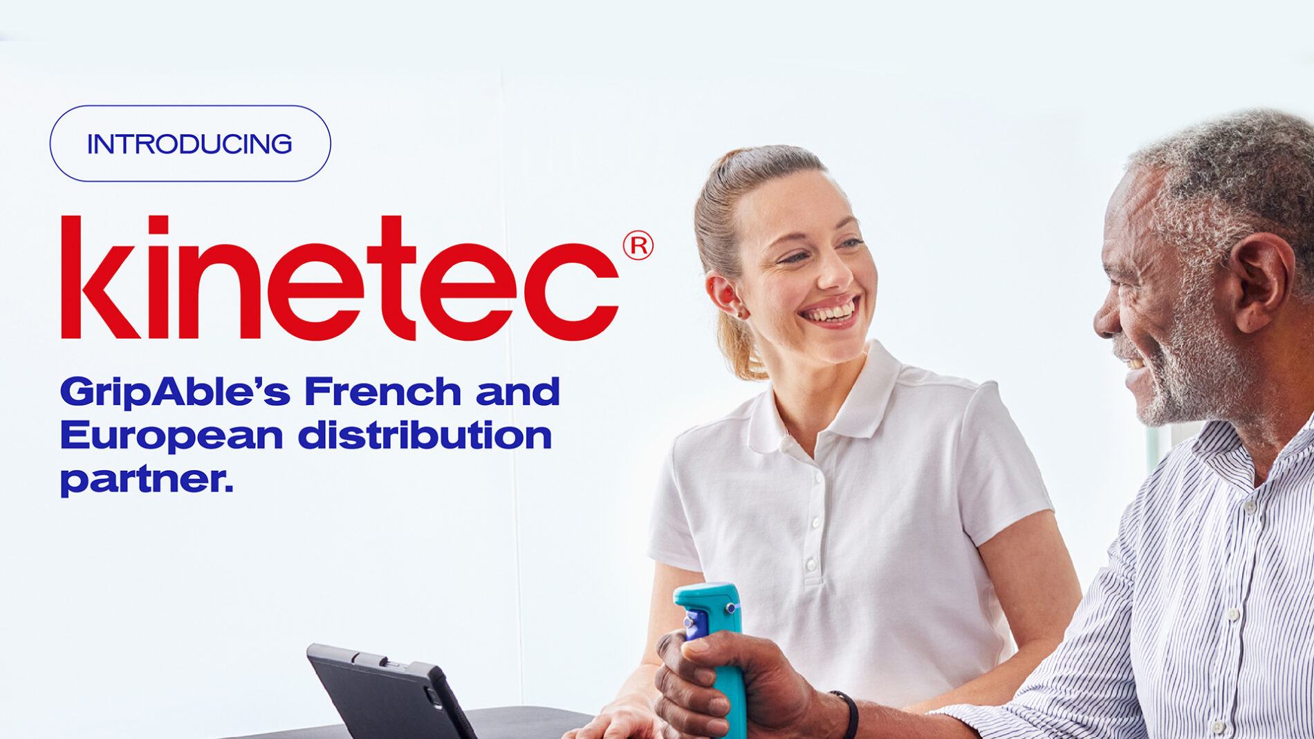 Kinetec - GripAble's French and European distribution partner